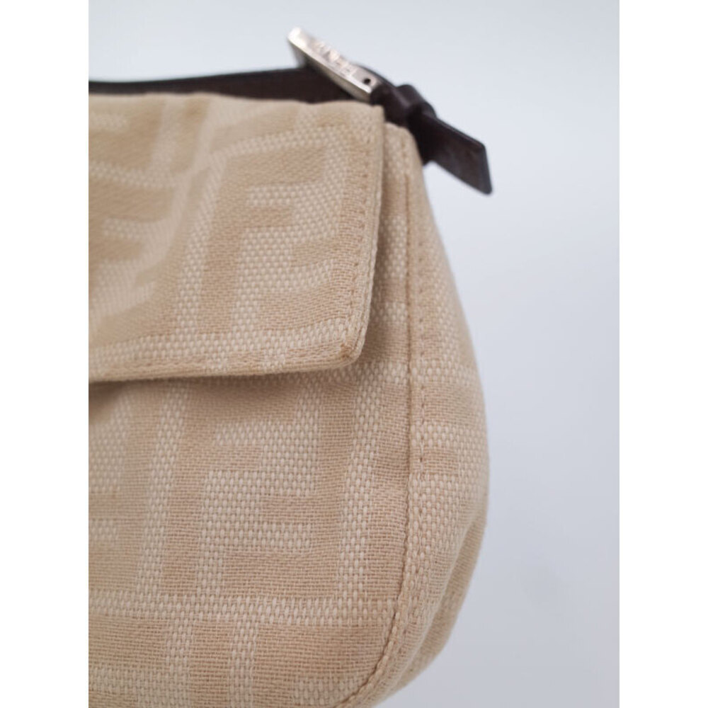 Fendi Zucca Zucca Baguette Bucket Bag White - Picture 8 of 9